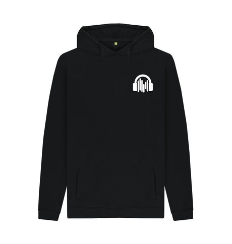 Black SoundShirts Back Printed Hoodie