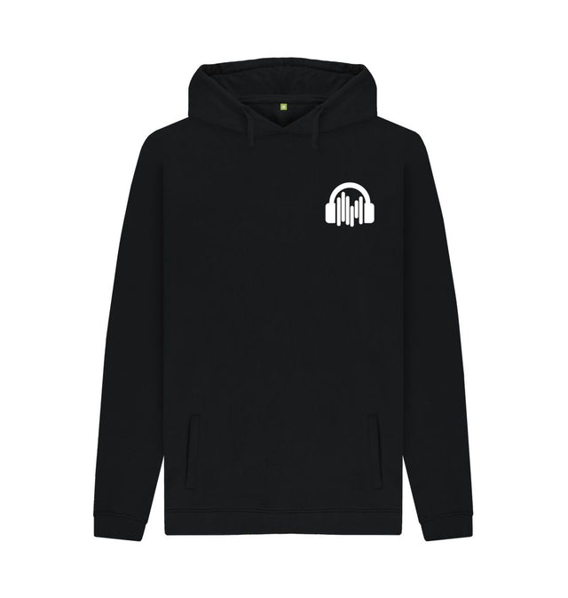 Black SoundShirts Back Printed Hoodie