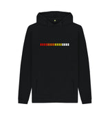 Black Mens TR-808 Simple Pad Hoodie
