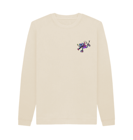 Oat Printed Sweater Front