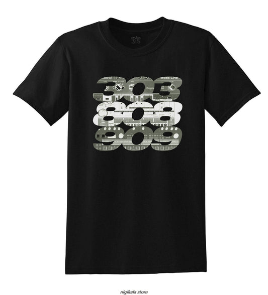 Acid 303 808 909 T-Shirt Synth - Sound Shirts