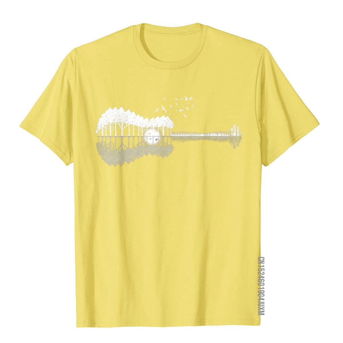 Acoustic Guitar Lake T-Shirt Guitar - Sound Shirts