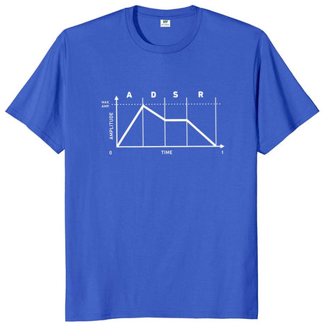 ADSR Waveform Graphic T-Shirt Synth - Sound Shirts