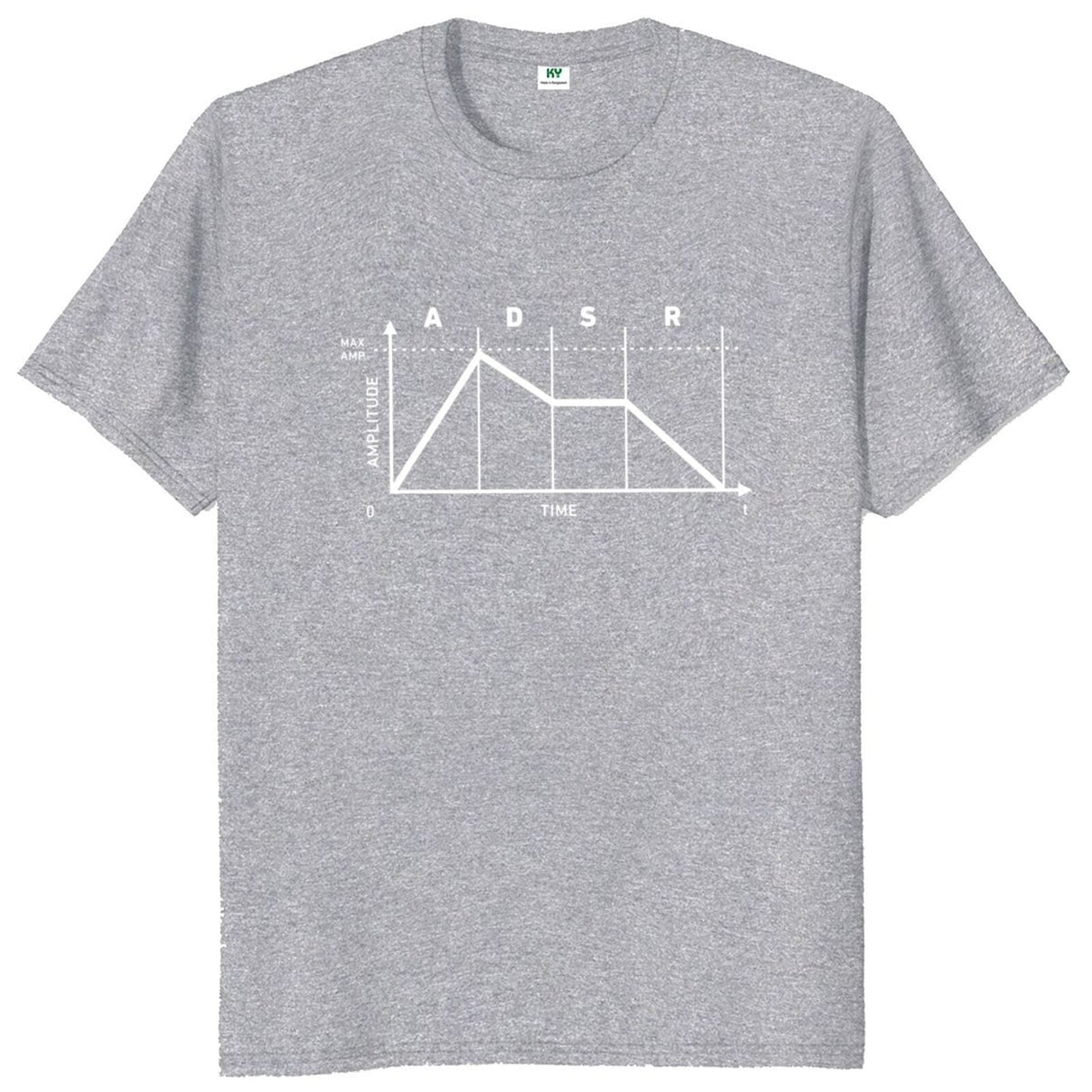 ADSR Waveform Graphic T-Shirt Synth - Sound Shirts