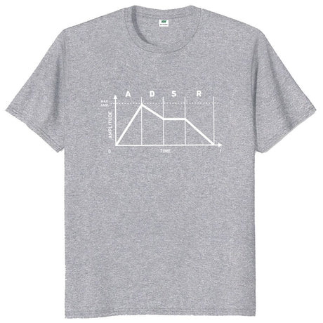 ADSR Waveform Graphic T-Shirt Synth - Sound Shirts