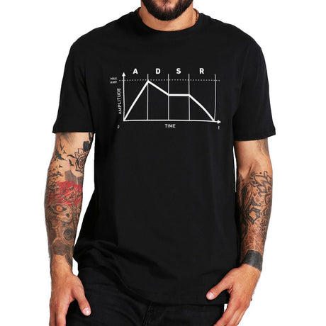 ADSR Waveform Graphic T-Shirt Synth - Sound Shirts