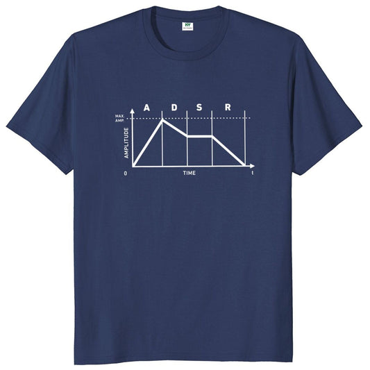ADSR Waveform Graphic T-Shirt Synth - Sound Shirts