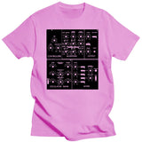 Analog Synth Black Front Panel T-Shirt Synth - Sound Shirts
