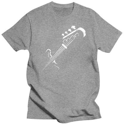 Bass Guitar Silhouette T-Shirt Guitar - Sound Shirts