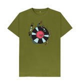Cartoon DJ Turntable & Mic T-Shirt Other - Sound Shirts