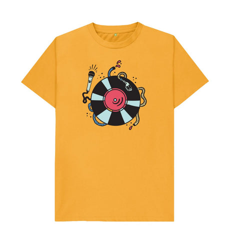 Cartoon DJ Turntable & Mic T-Shirt Other - Sound Shirts