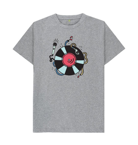 Cartoon DJ Turntable & Mic T-Shirt Other - Sound Shirts