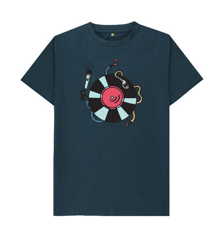 Cartoon DJ Turntable & Mic T-Shirt Other - Sound Shirts