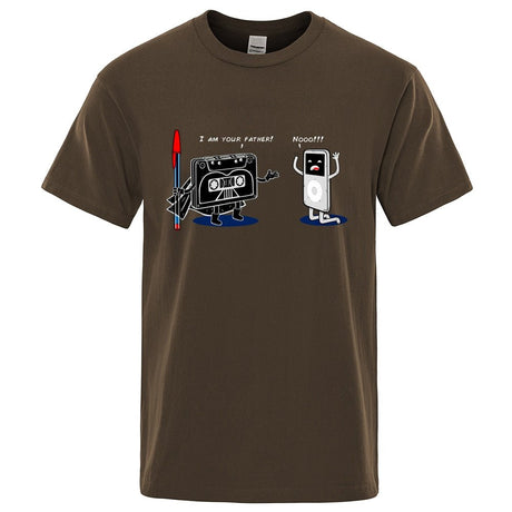 Cassette & iPod "I am your father" T-Shirt Other - Sound Shirts
