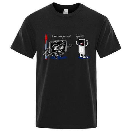 Cassette & iPod "I am your father" T-Shirt Other - Sound Shirts