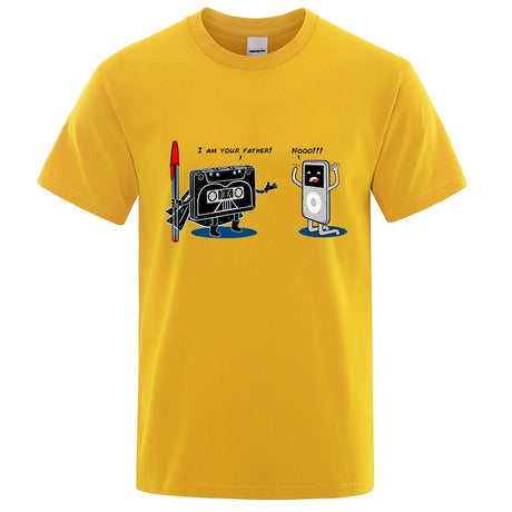Cassette & iPod "I am your father" T-Shirt Other - Sound Shirts
