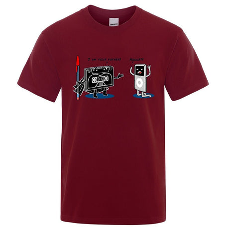 Cassette & iPod "I am your father" T-Shirt Other - Sound Shirts