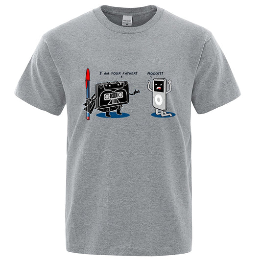 Cassette & iPod "I am your father" T-Shirt Other - Sound Shirts