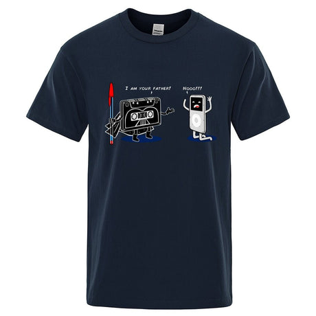 Cassette & iPod "I am your father" T-Shirt Other - Sound Shirts