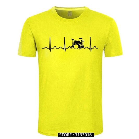 Drummers Heartbeat T-Shirt Drums - Sound Shirts