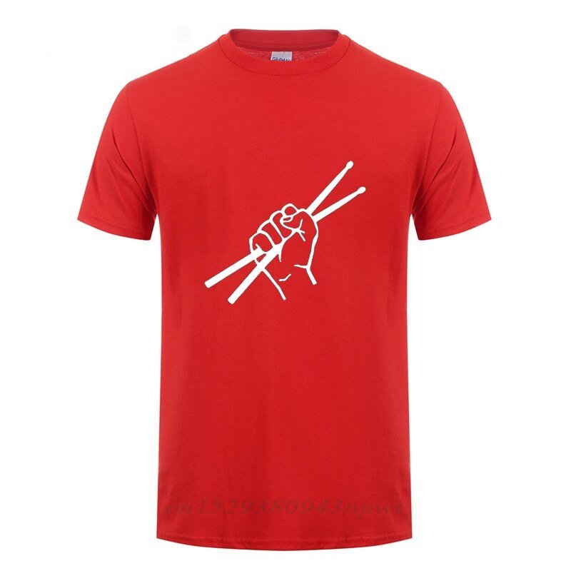 Drumsticks Clenched Drum Graphic T-Shirt Drums - Sound Shirts
