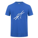 Drumsticks Clenched Drum Graphic T-Shirt Drums - Sound Shirts
