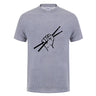 Drumsticks Clenched Drum Graphic T-Shirt Drums - Sound Shirts