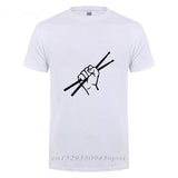 Drumsticks Clenched Drum Graphic T-Shirt Drums - Sound Shirts