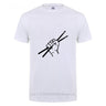 Drumsticks Clenched Drum Graphic T-Shirt Drums - Sound Shirts
