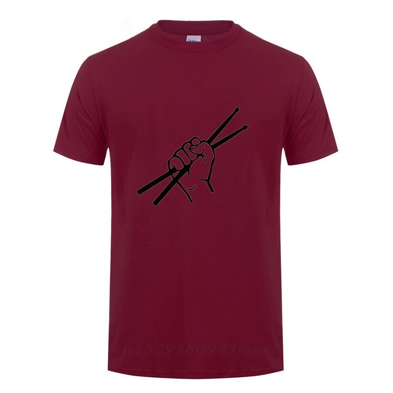Drumsticks Clenched Drum Graphic T-Shirt Drums - Sound Shirts