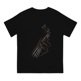 Finger Bass Line Drawing T-Shirt Guitar - Sound Shirts