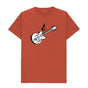Hollow Body Guitar Lightning Print T-Shirt Guitar - Sound Shirts