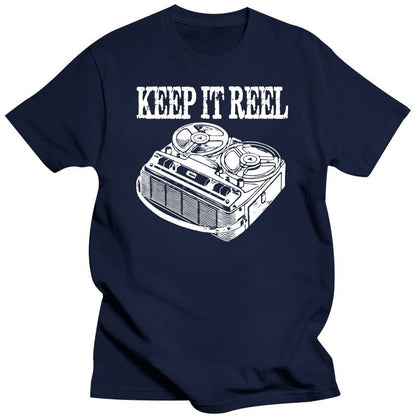 "Keep It Reel" Retro Recording T-Shirt Other - Sound Shirts