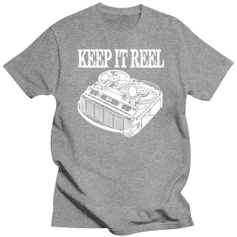 "Keep It Reel" Retro Recording T-Shirt Other - Sound Shirts