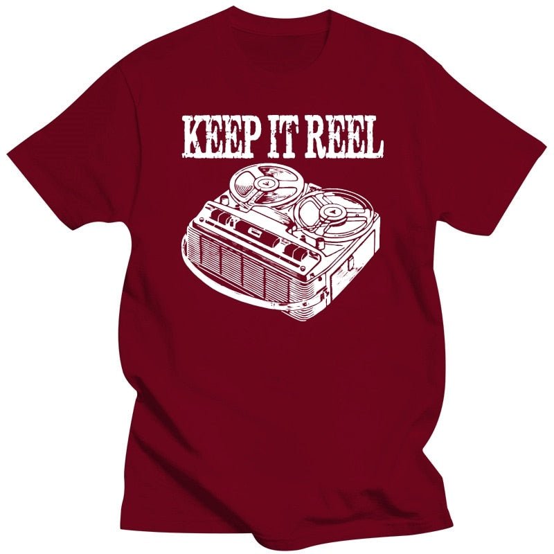 "Keep It Reel" Retro Recording T-Shirt Other - Sound Shirts