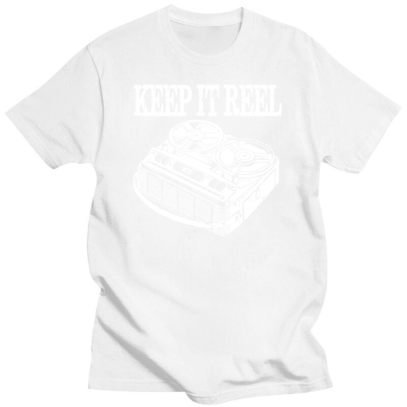 "Keep It Reel" Retro Recording T-Shirt Other - Sound Shirts