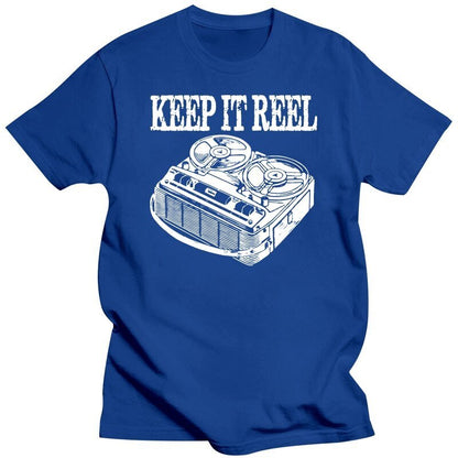 "Keep It Reel" Retro Recording T-Shirt Other - Sound Shirts