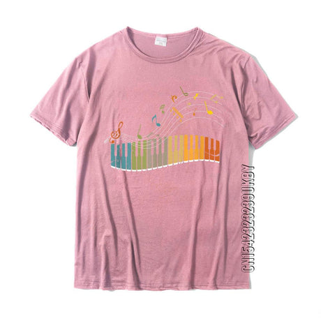 Rainbow Keyboard Music T-Shirt Synth - Sound Shirts