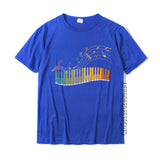 Rainbow Keyboard Music T-Shirt Synth - Sound Shirts