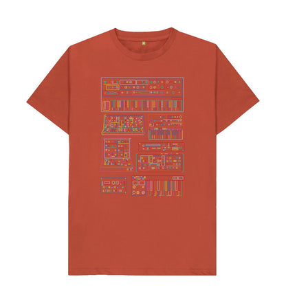 Rainbow Line Drawing Studio Synth - Sound Shirts