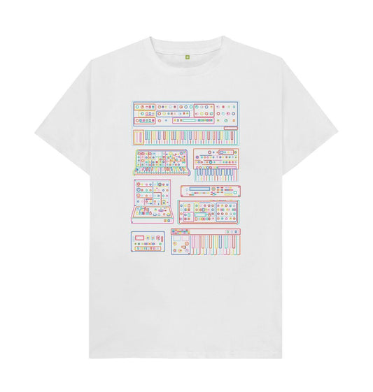 Rainbow Line Drawing Studio Synth - Sound Shirts