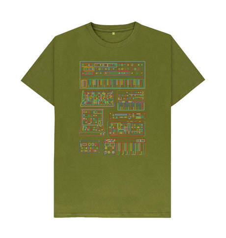 Rainbow Line Drawing Studio Synth - Sound Shirts