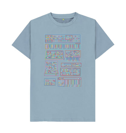 Rainbow Line Drawing Studio Synth - Sound Shirts