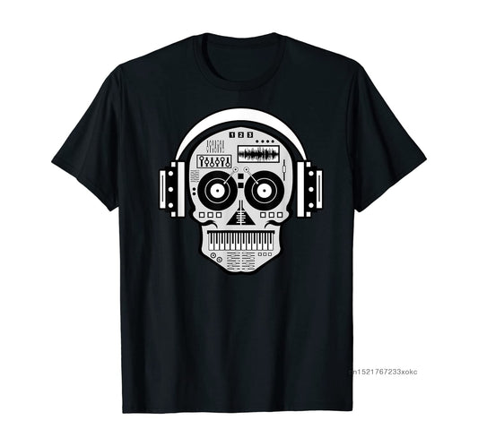 Skull DJ & Headphones T-Shirt Other - Sound Shirts