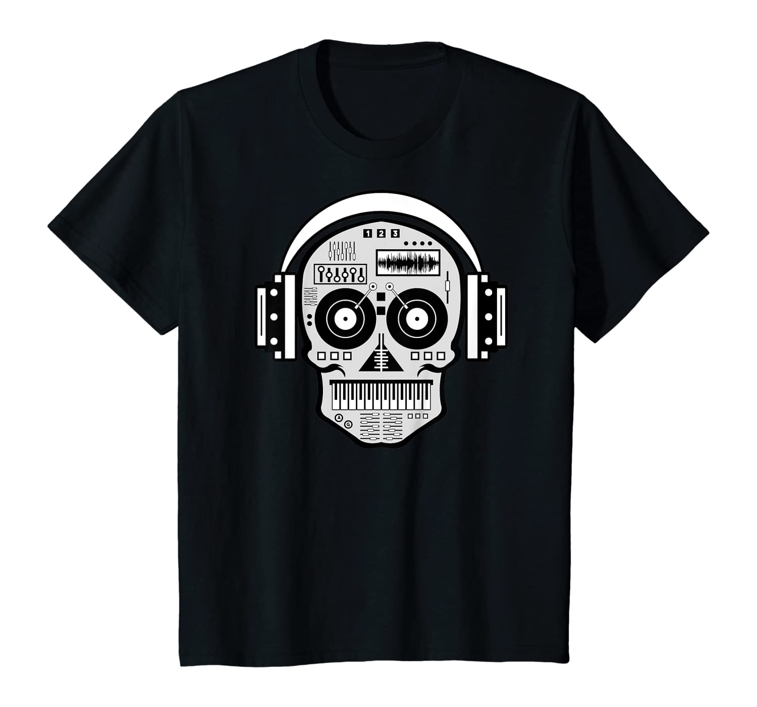 Skull DJ & Headphones T-Shirt Other - Sound Shirts