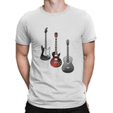 Strat, Les Paul & Acoustic Guitar T-Shirt Guitar - Sound Shirts