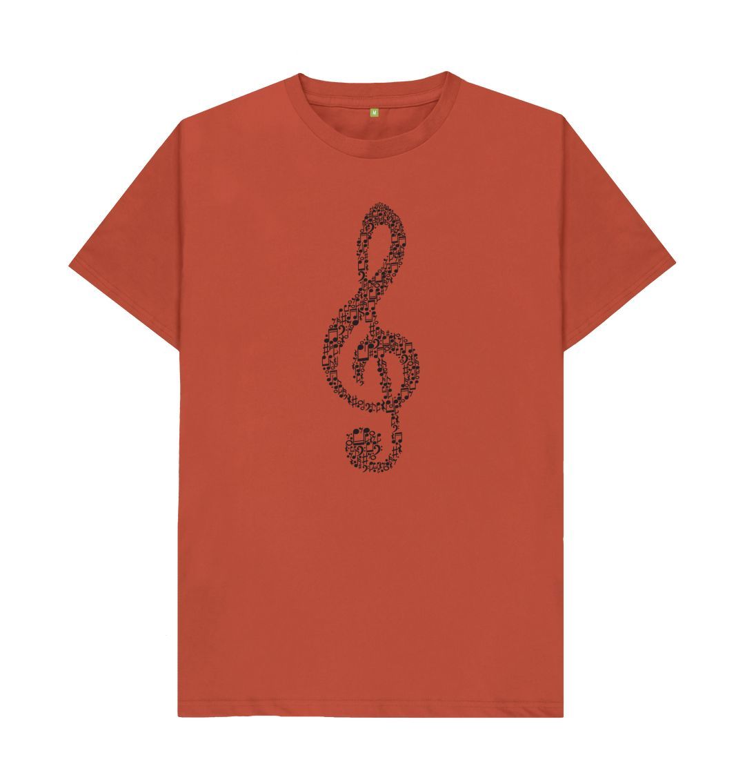 Treble Clef Notes T-Shirt Other - Sound Shirts