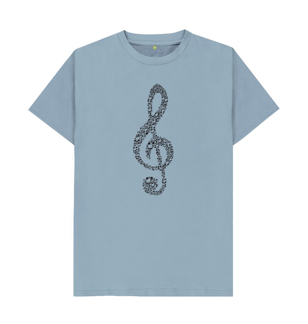 Treble Clef Notes T-Shirt Other - Sound Shirts