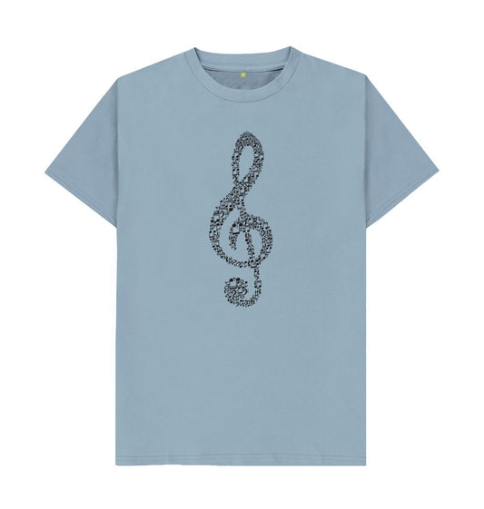 Treble Clef Notes T-Shirt Other - Sound Shirts