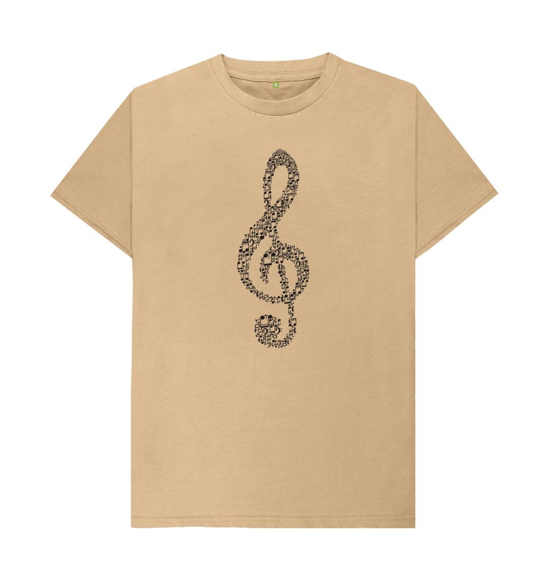 Treble Clef Notes T-Shirt Other - Sound Shirts